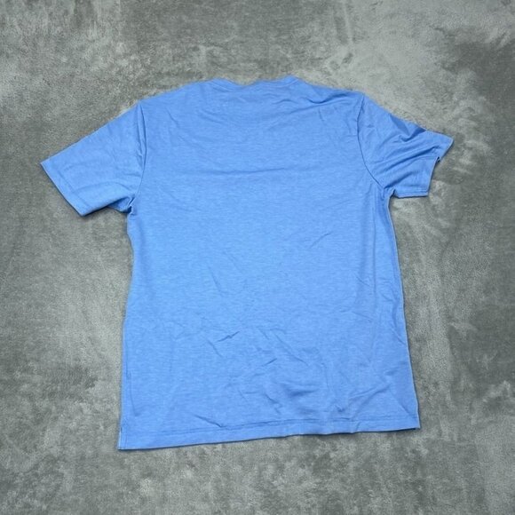 Lands End Mens Classic Fit Short Sleeve Tee Blue M a0106 - Picture 8 of 9